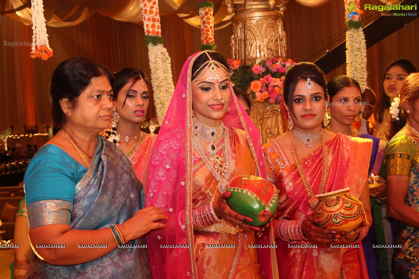 Grand Wedding of Dr. Supreeth Reddy-Dr. Shalini Reddy at HICC, Novotel, Hyderabad