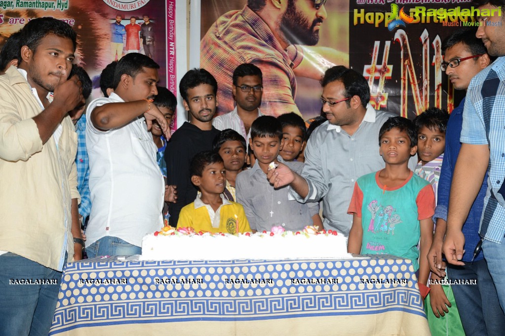 NTR Fans Birthday Celebrations 2016 at Don Bosco School