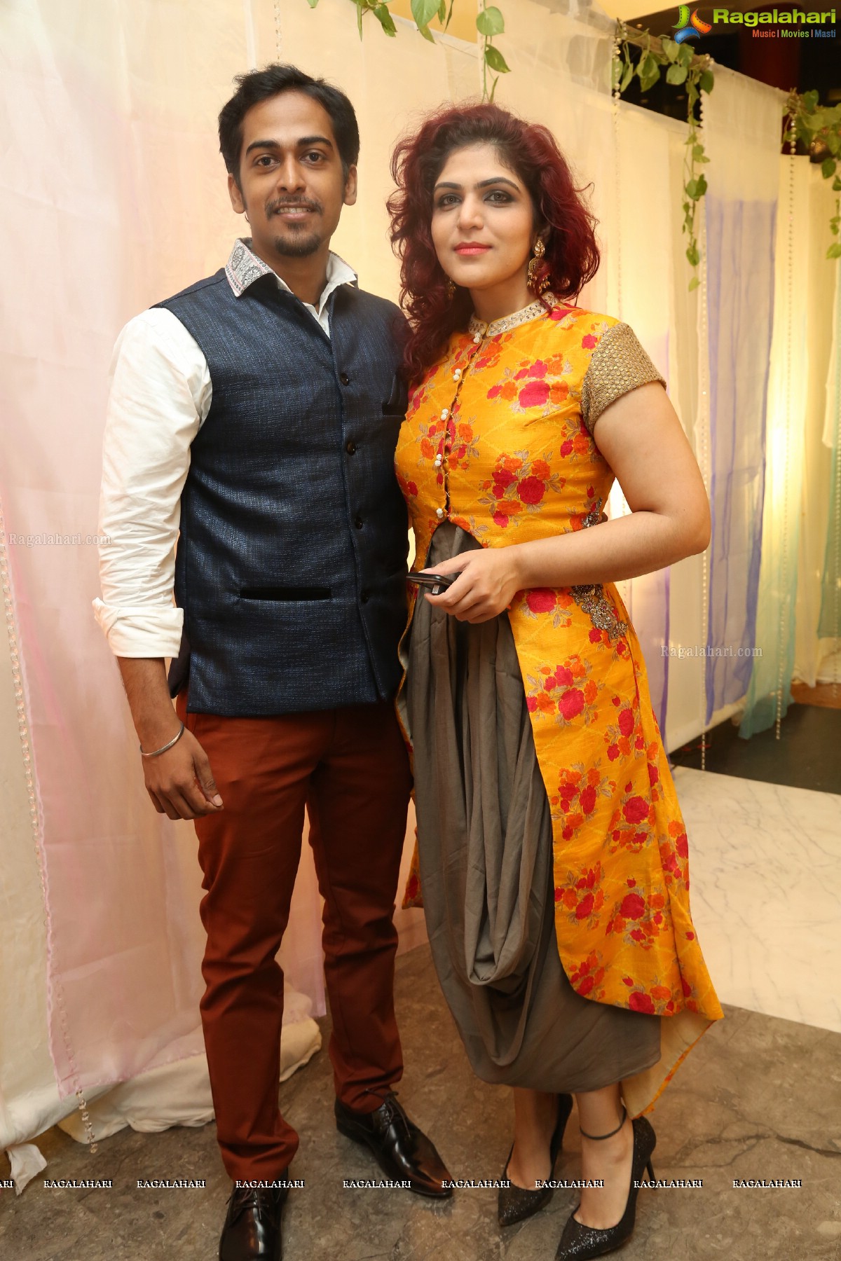 Celebrations by Aadarsh Balakrishna and Gulnar Virk at Hyderabad Marriott Hotel and Convention Centre