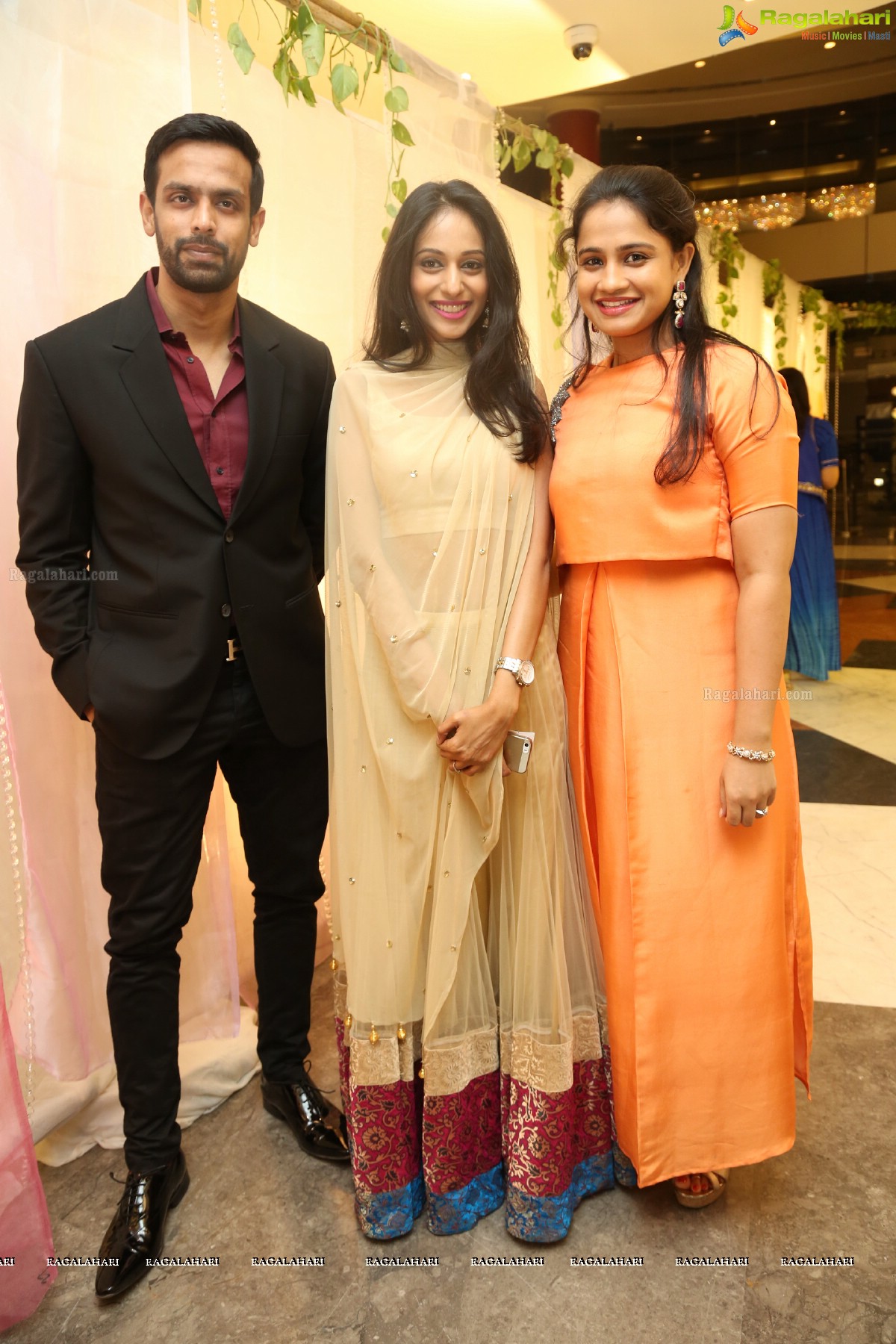 Celebrations by Aadarsh Balakrishna and Gulnar Virk at Hyderabad Marriott Hotel and Convention Centre