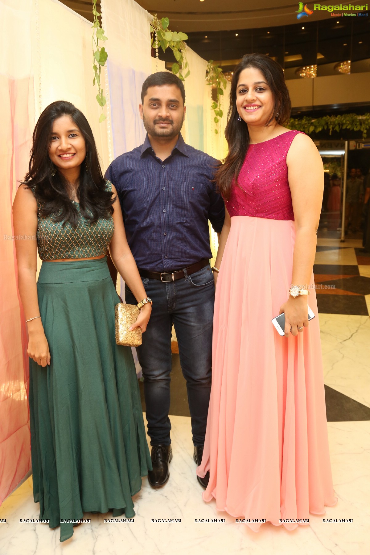 Celebrations by Aadarsh Balakrishna and Gulnar Virk at Hyderabad Marriott Hotel and Convention Centre