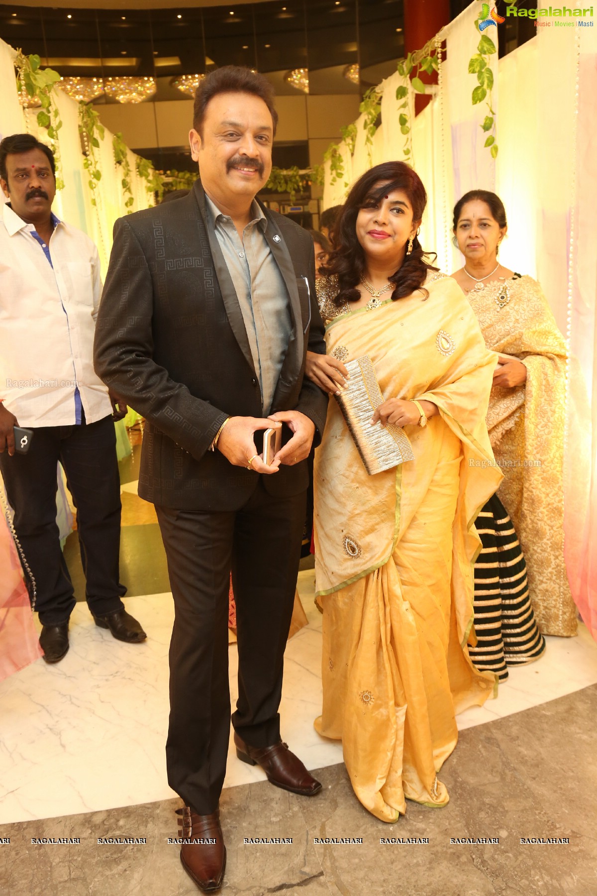 Celebrations by Aadarsh Balakrishna and Gulnar Virk at Hyderabad Marriott Hotel and Convention Centre