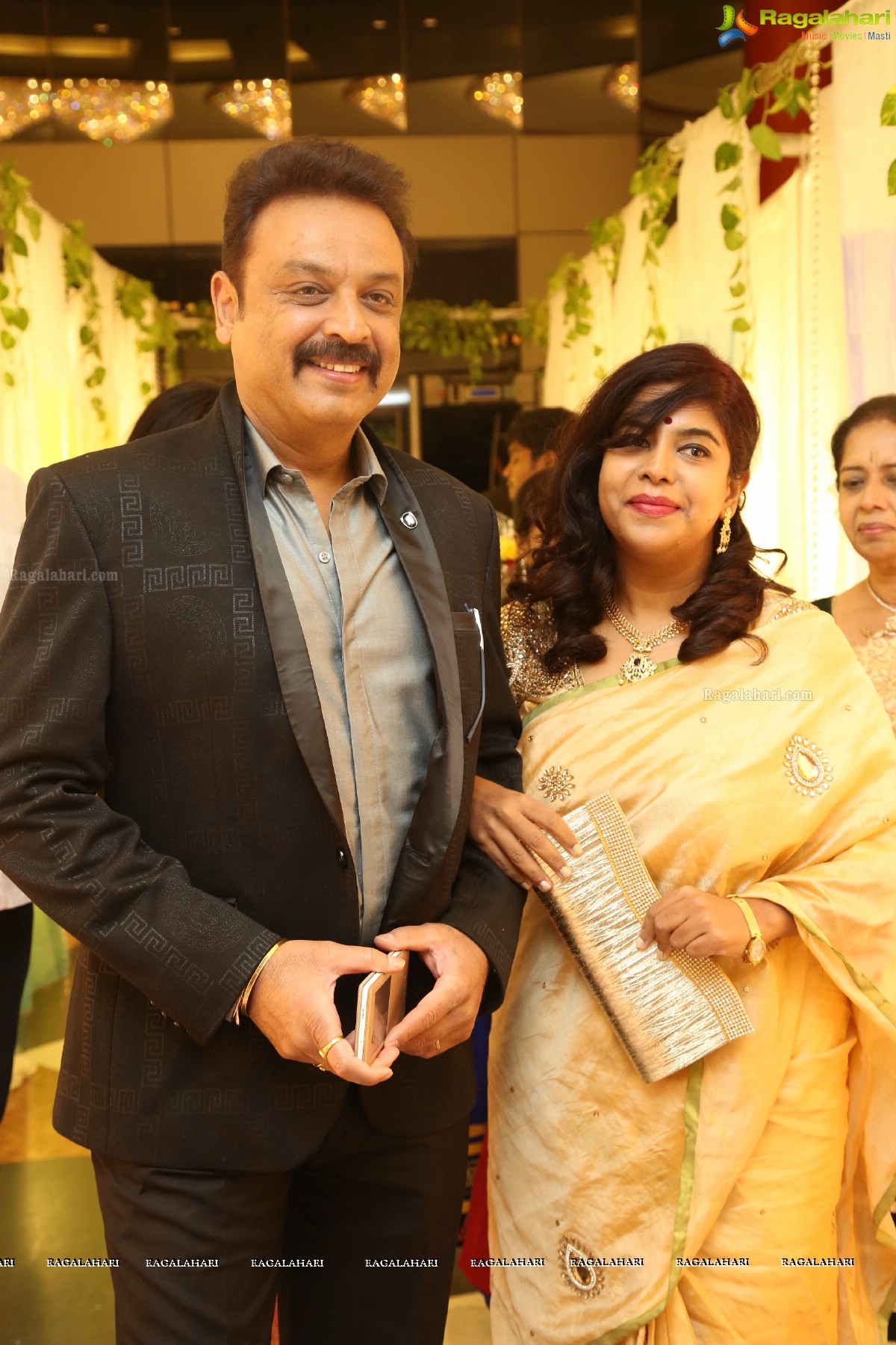 Celebrations by Aadarsh Balakrishna and Gulnar Virk at Hyderabad Marriott Hotel and Convention Centre