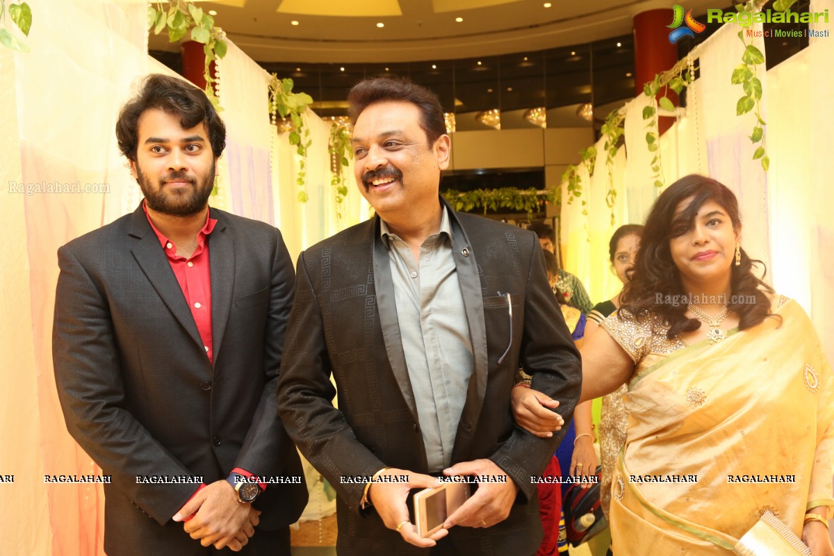 Celebrations by Aadarsh Balakrishna and Gulnar Virk at Hyderabad Marriott Hotel and Convention Centre