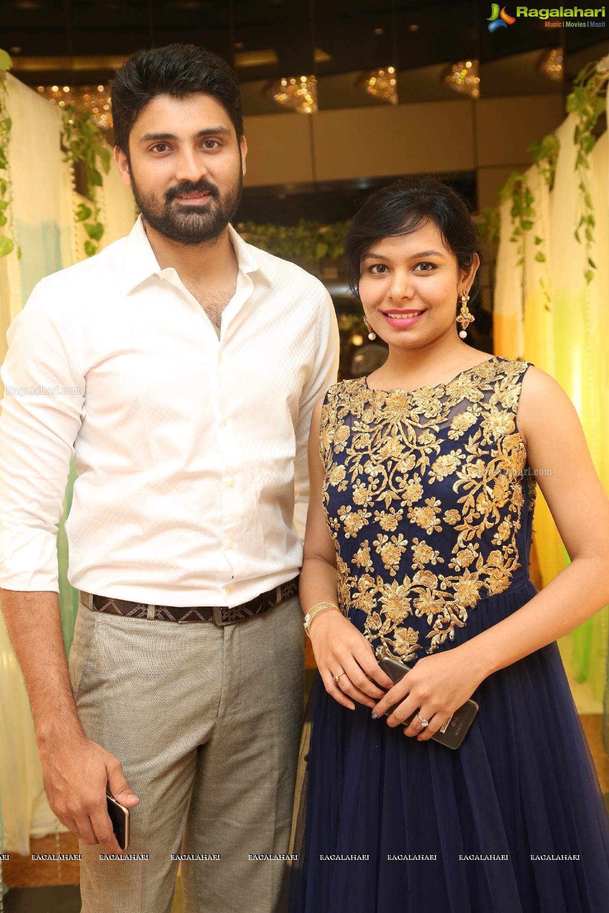 Celebrations by Aadarsh Balakrishna and Gulnar Virk at Hyderabad Marriott Hotel and Convention Centre