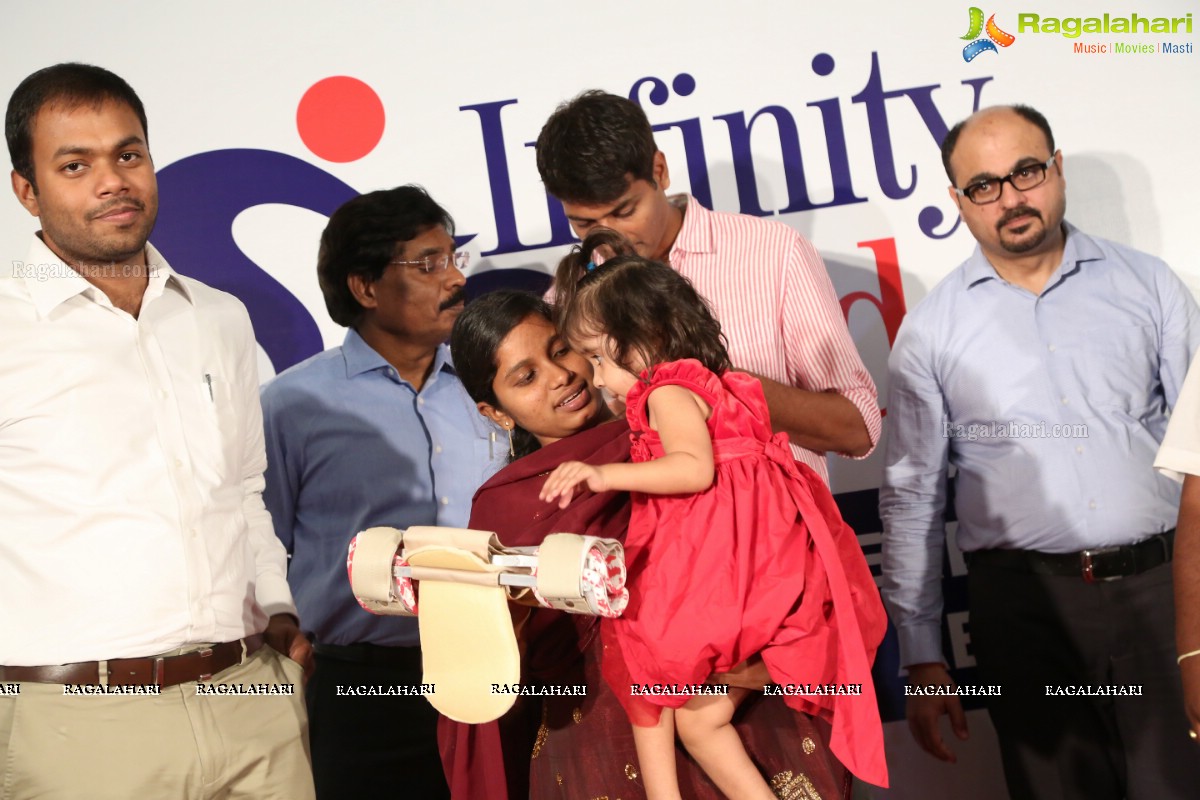 Shilpa Reddy and Regina Cassandra felicitates para-athletes of Aditya Mehta Foundation (AMF) at Inorbit Mall, Hyderabad