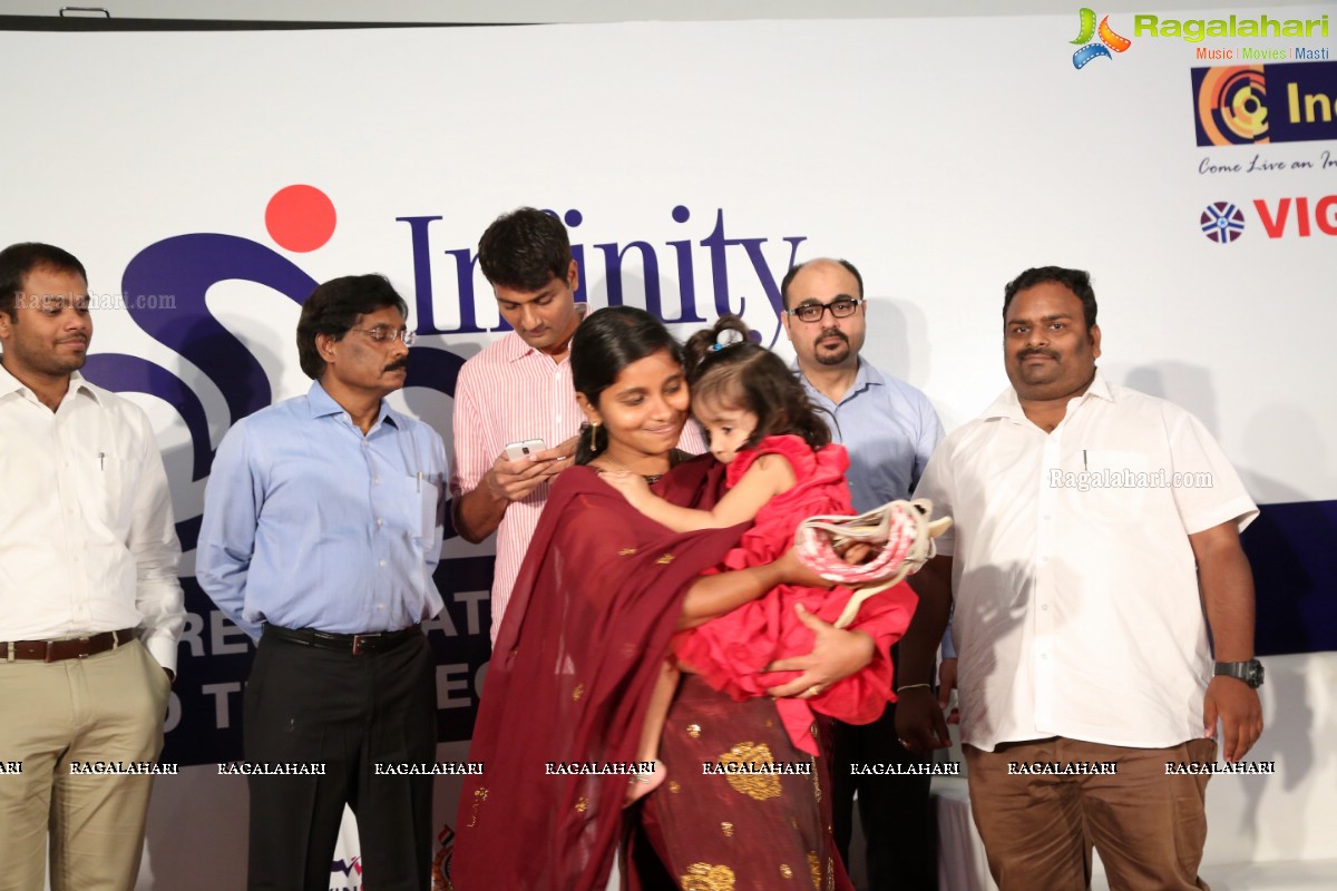 Shilpa Reddy and Regina Cassandra felicitates para-athletes of Aditya Mehta Foundation (AMF) at Inorbit Mall, Hyderabad