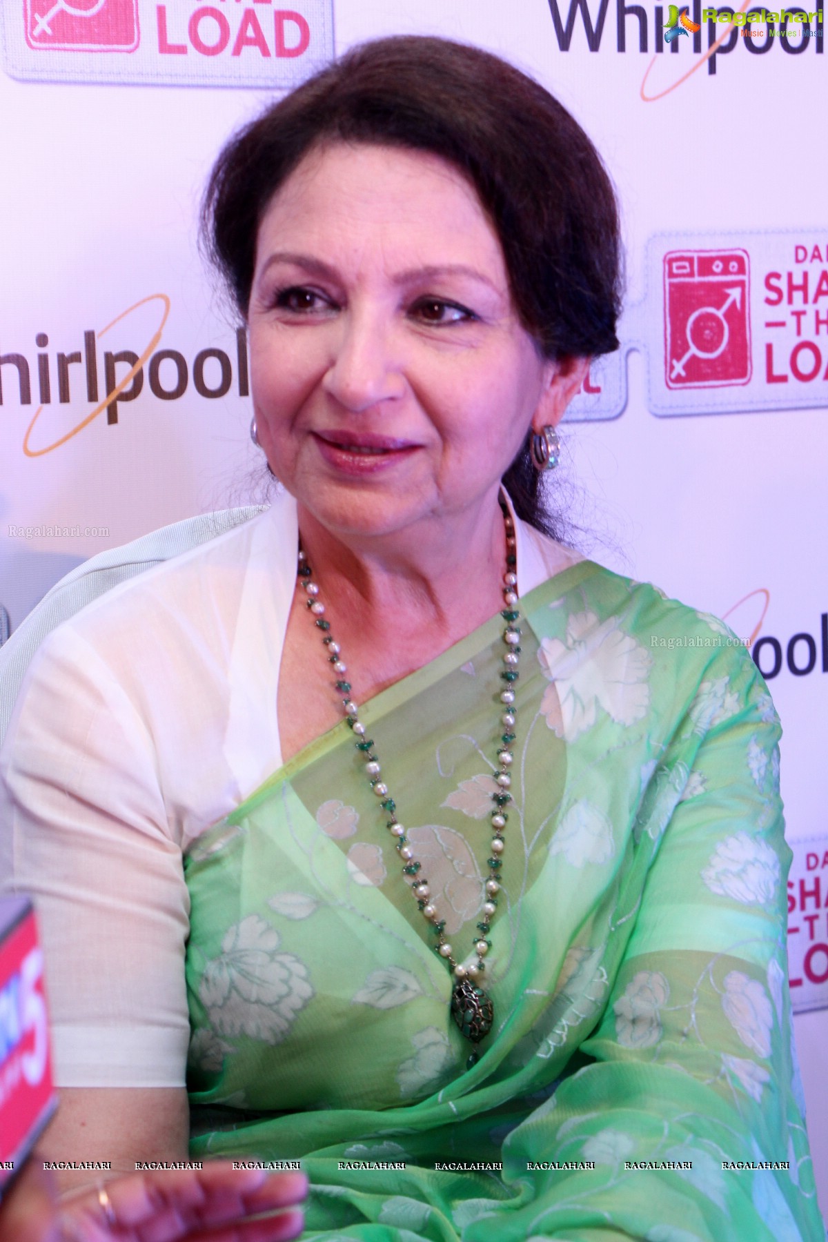 Sharmila Tagore and Soha Ali Khan at Ariel and Whirlpool Share The Load Press Meet