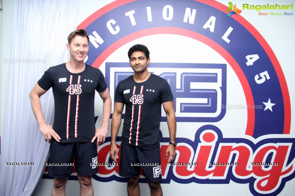 F45 Press Meet with Bret Lee, Hyderabad