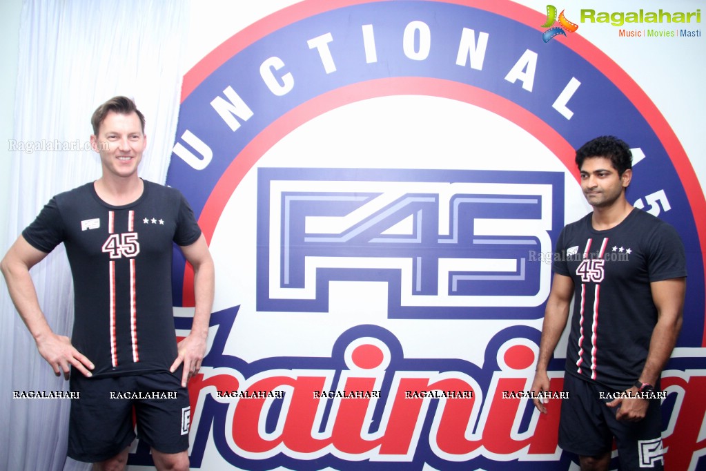 F45 Press Meet with Bret Lee, Hyderabad