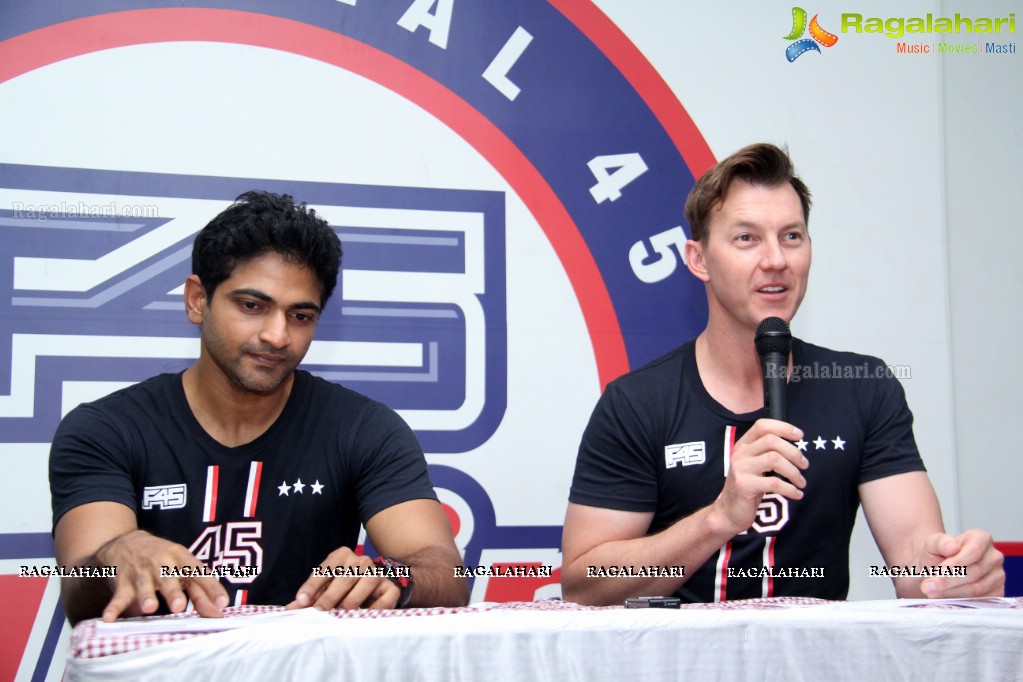 F45 Press Meet with Bret Lee, Hyderabad