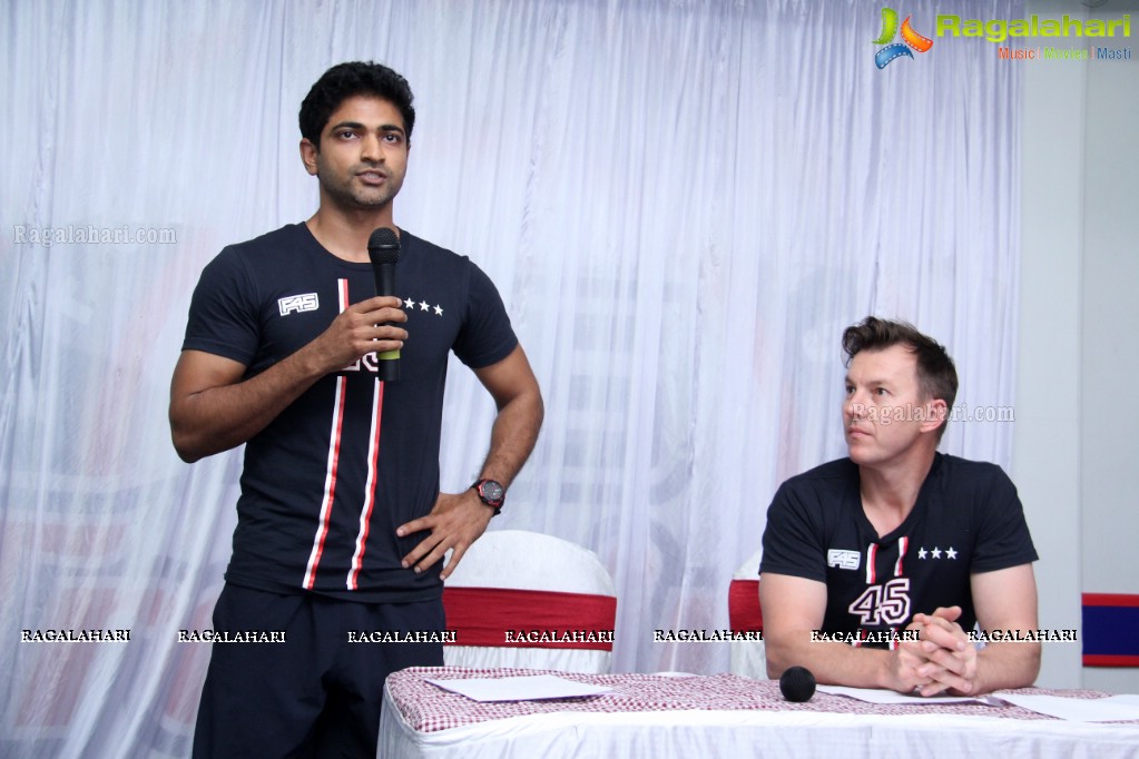 F45 Press Meet with Bret Lee, Hyderabad