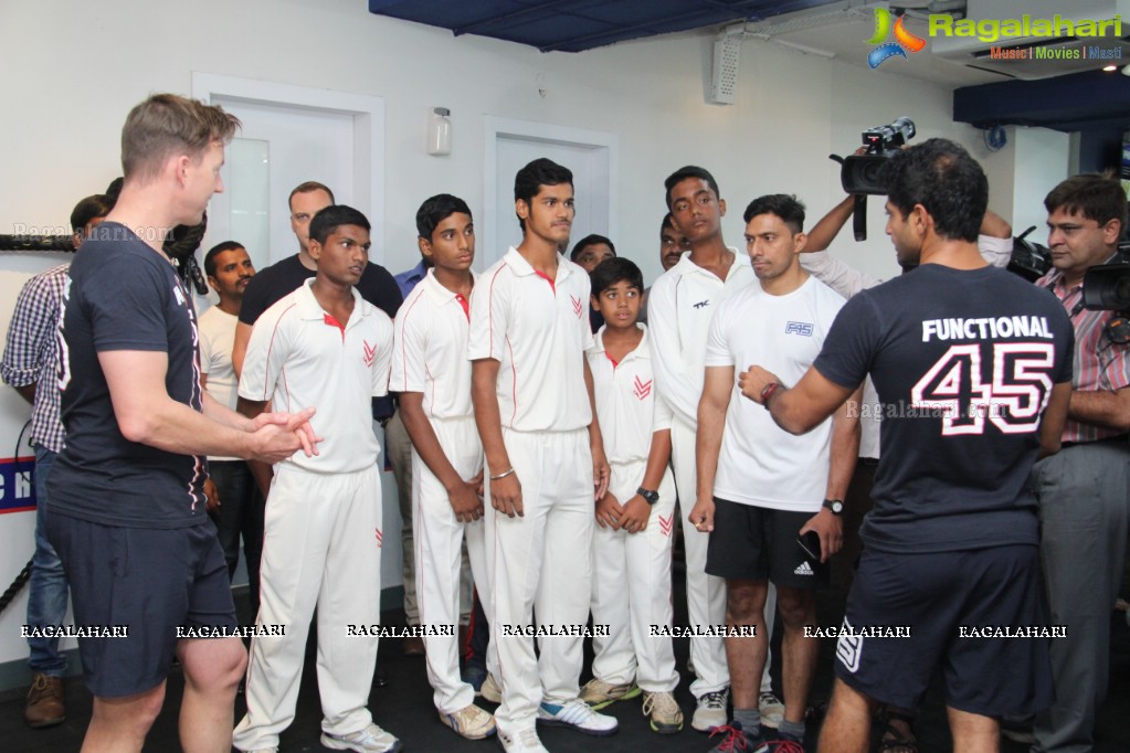 F45 Press Meet with Bret Lee, Hyderabad