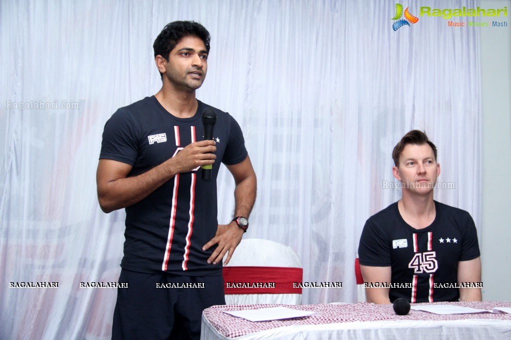 F45 Press Meet with Bret Lee, Hyderabad