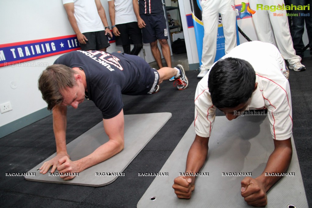 F45 Press Meet with Bret Lee, Hyderabad