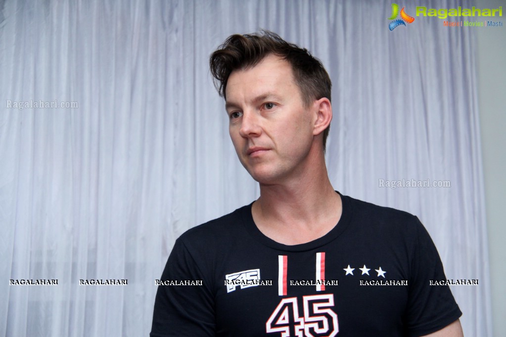 F45 Press Meet with Bret Lee, Hyderabad