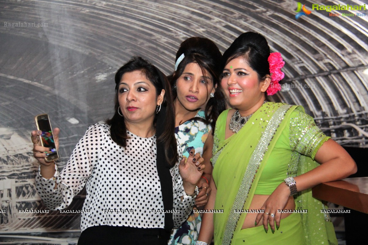 Femmis 60's Beauties Theme Party at The Bakkyard Hitech City, Hyderabad