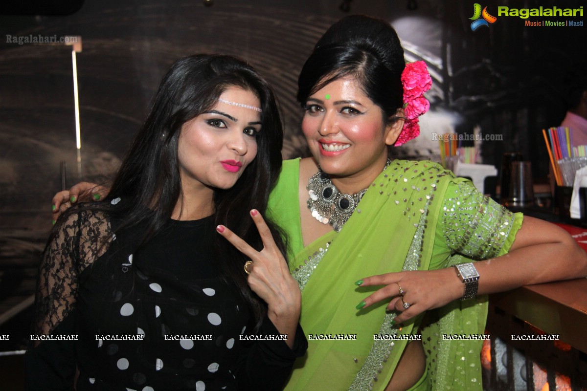 Femmis 60's Beauties Theme Party at The Bakkyard Hitech City, Hyderabad