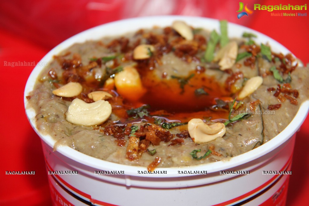 Launch of Season's Special Haleem at Cafe 555, Hyderabad