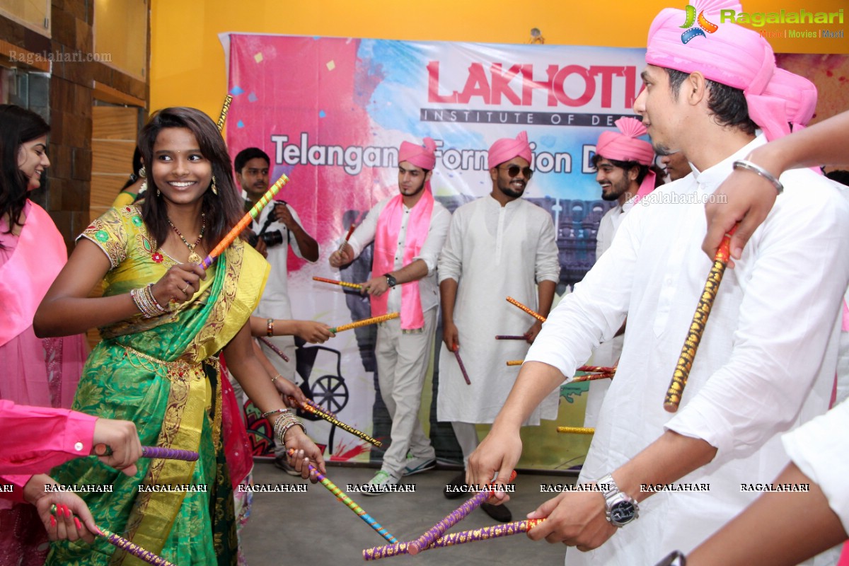 Lakhotia Institue Fashion Design Telangana Formation Day Celebrations