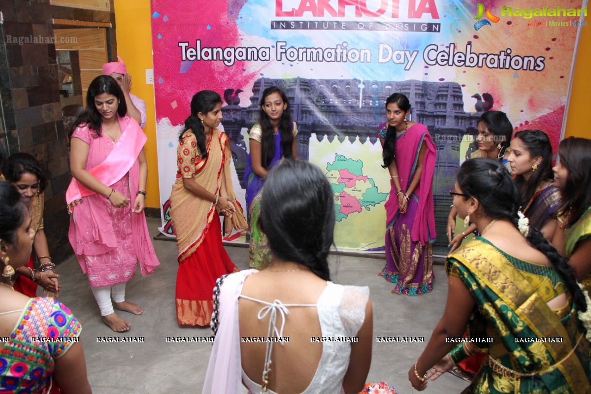 Lakhotia Institue Fashion Design Telangana Formation Day Celebrations