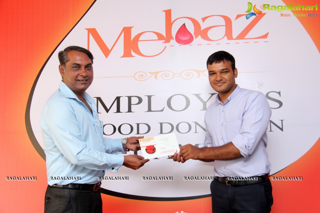 Mebaz - Employees Blood Donation Camp, Begumpet, Hyderabad