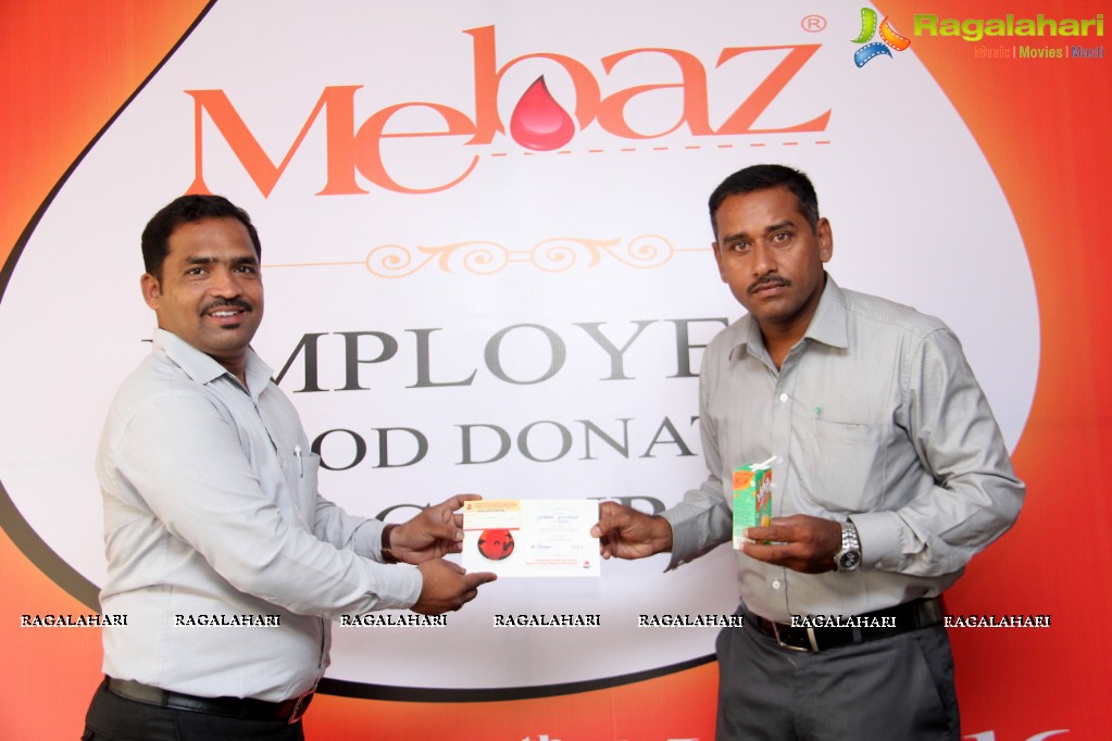 Mebaz - Employees Blood Donation Camp, Begumpet, Hyderabad