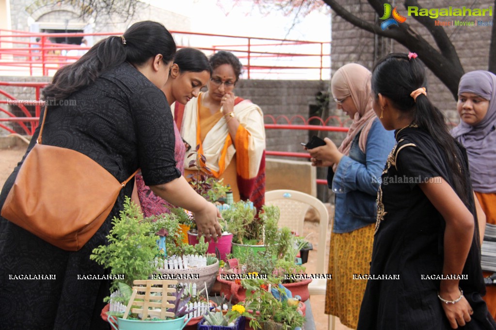 Free Distribution of Plants, Exhibition cum Sale Of Miniature Gardens at Birla Planetarium Hyderabad