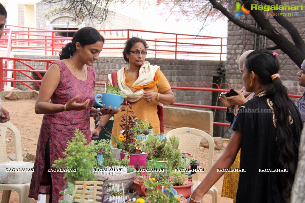 Free Distribution of Plants, Exhibition cum Sale Of Miniature Gardens at Birla Planetarium Hyderabad