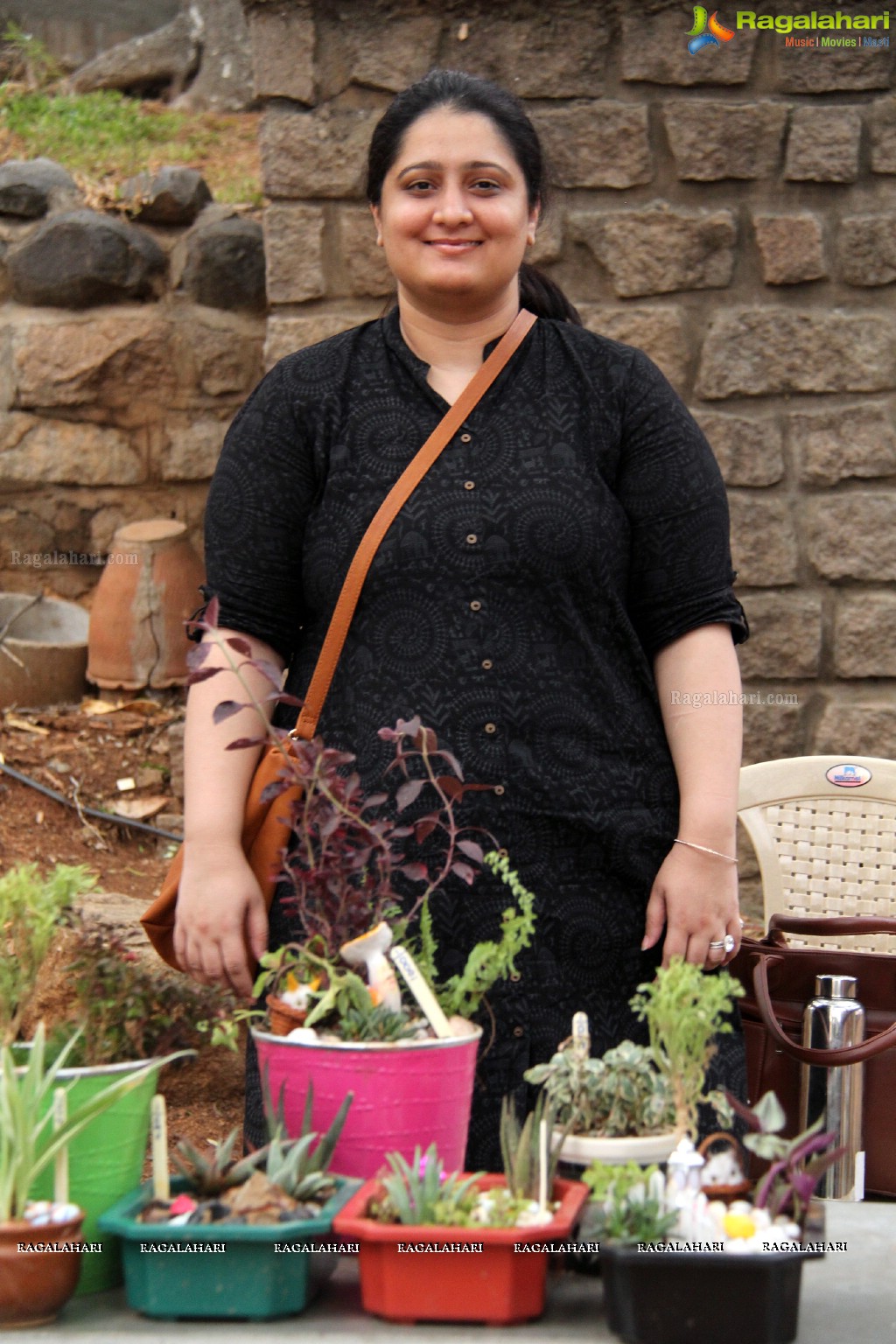 Free Distribution of Plants, Exhibition cum Sale Of Miniature Gardens at Birla Planetarium Hyderabad