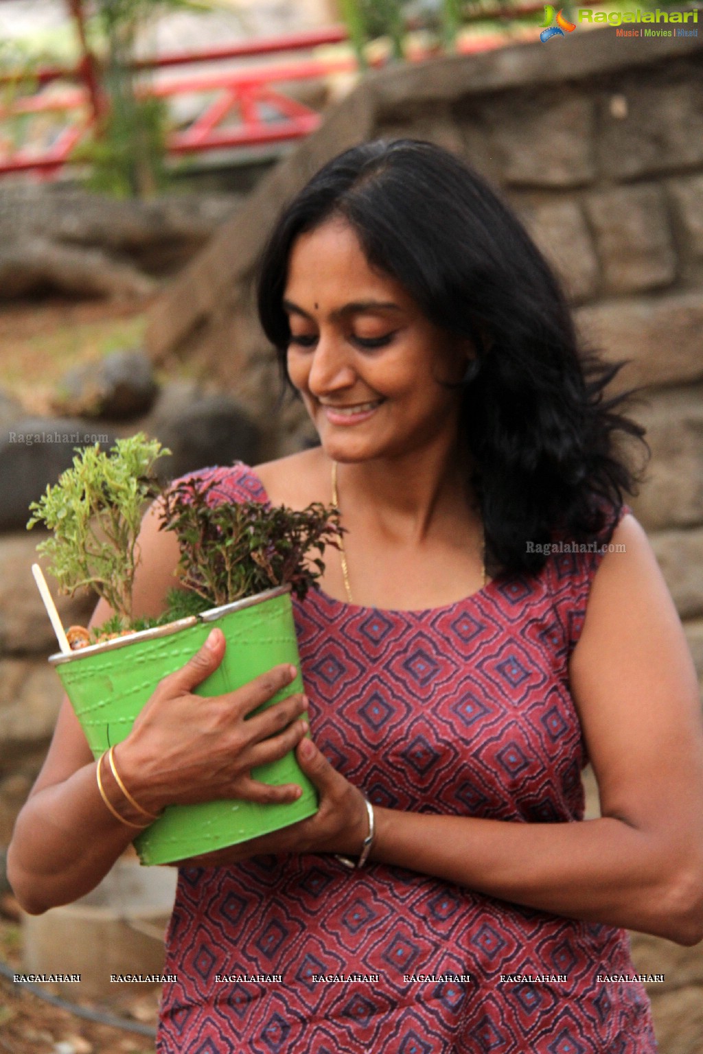 Free Distribution of Plants, Exhibition cum Sale Of Miniature Gardens at Birla Planetarium Hyderabad