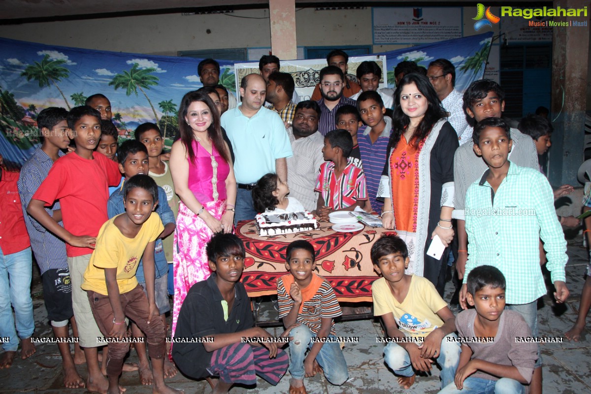 Mohib Baig Birthday Celebrations with the Kids of Amanvedika School, Hyderabad