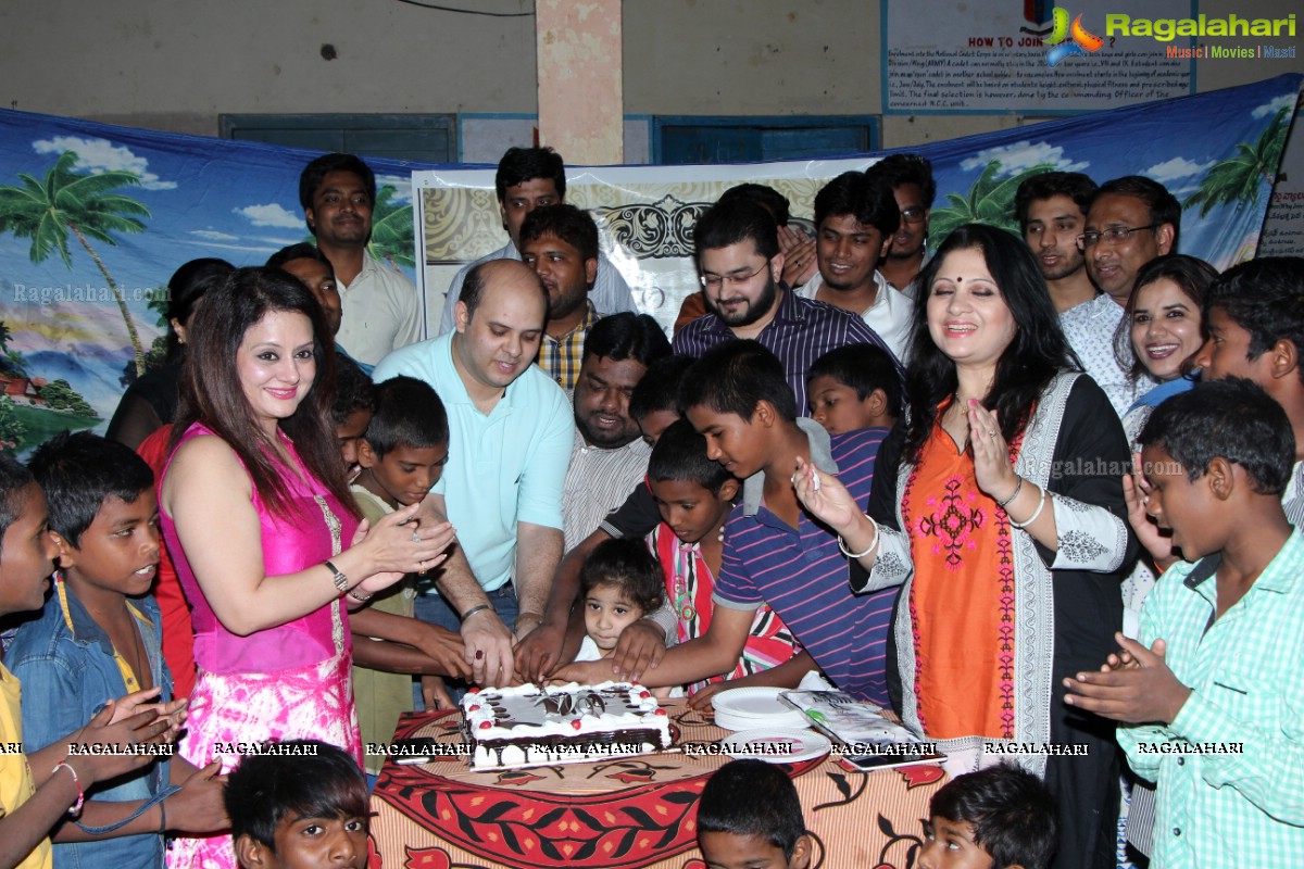 Mohib Baig Birthday Celebrations with the Kids of Amanvedika School, Hyderabad