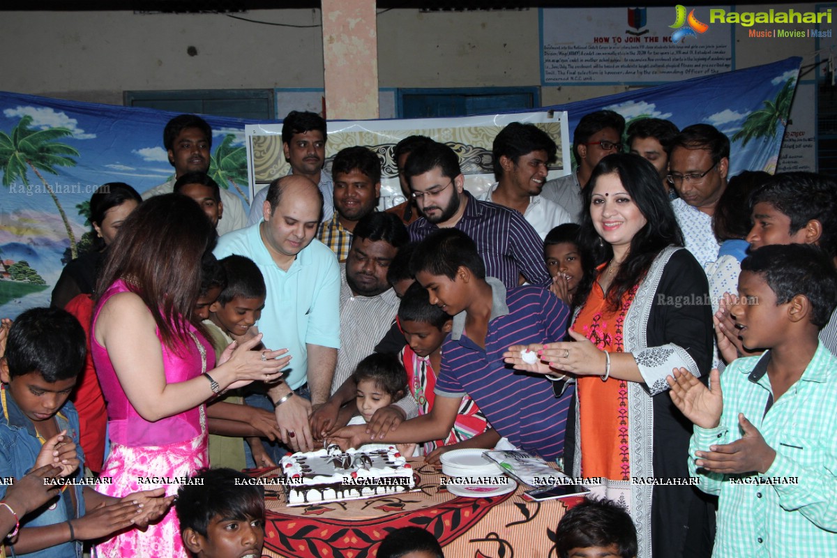 Mohib Baig Birthday Celebrations with the Kids of Amanvedika School, Hyderabad