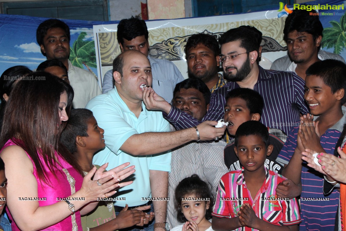 Mohib Baig Birthday Celebrations with the Kids of Amanvedika School, Hyderabad