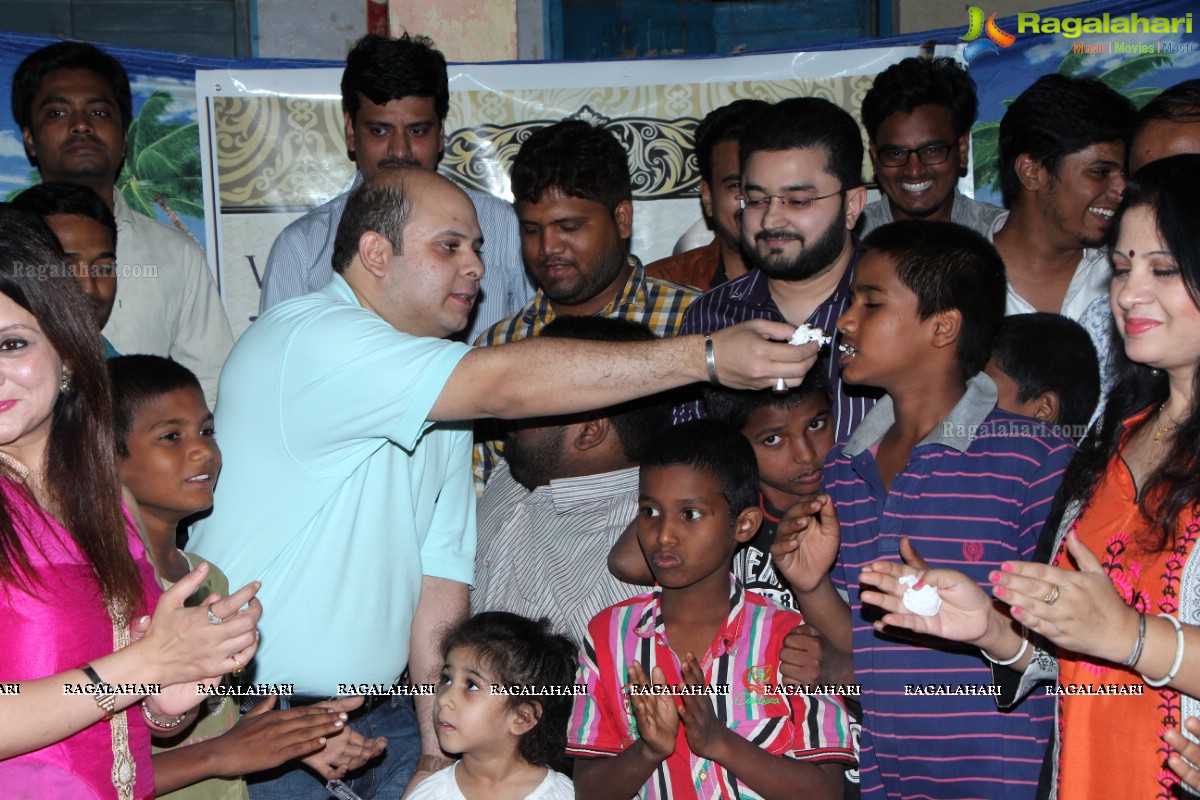 Mohib Baig Birthday Celebrations with the Kids of Amanvedika School, Hyderabad