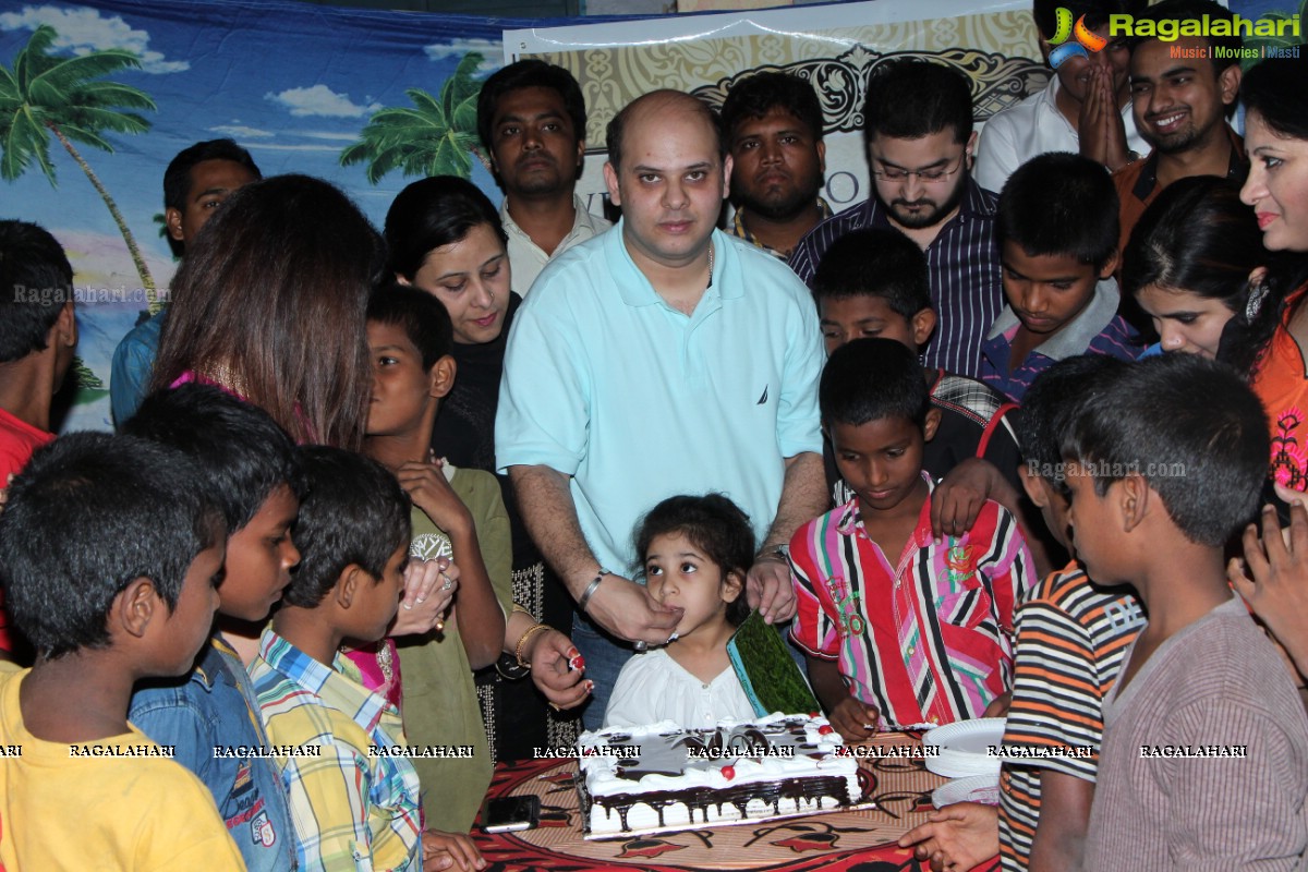 Mohib Baig Birthday Celebrations with the Kids of Amanvedika School, Hyderabad