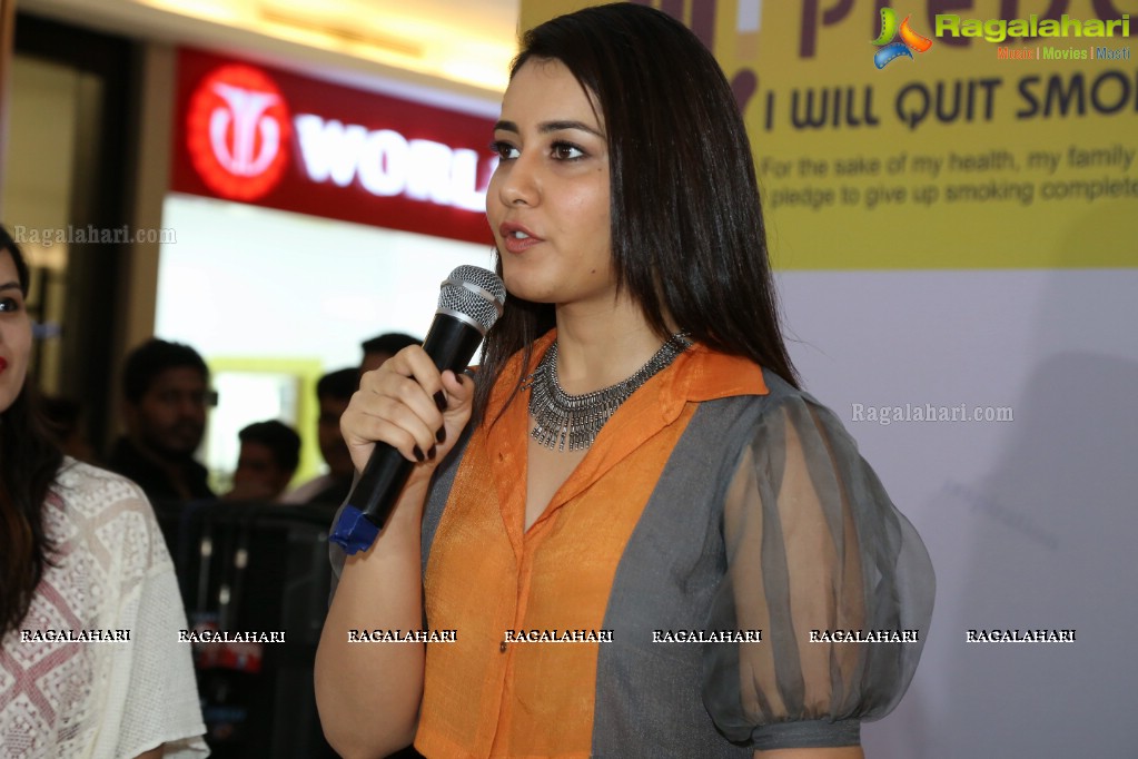 Raashi Khanna at Mirchi Cares - Quit Smoking Initiative in association with Omega Hospitals