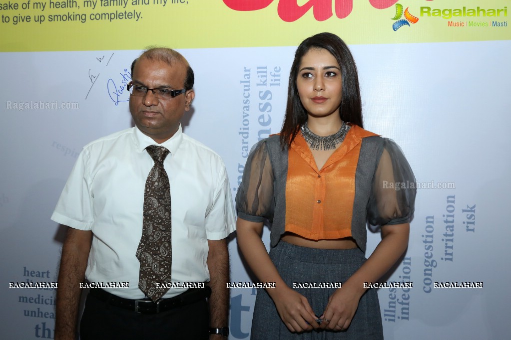 Raashi Khanna at Mirchi Cares - Quit Smoking Initiative in association with Omega Hospitals