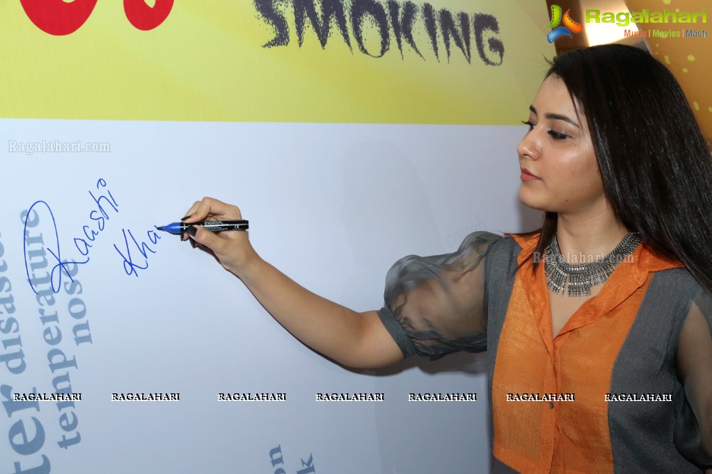 Raashi Khanna at Mirchi Cares - Quit Smoking Initiative in association with Omega Hospitals