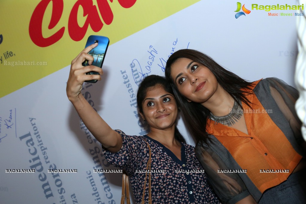Raashi Khanna at Mirchi Cares - Quit Smoking Initiative in association with Omega Hospitals