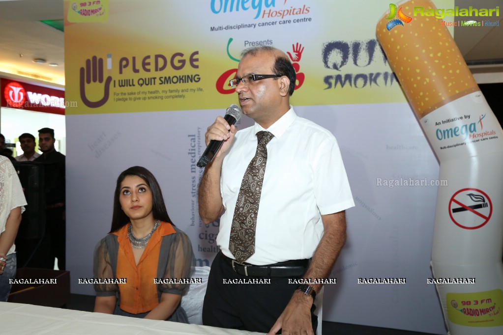 Raashi Khanna at Mirchi Cares - Quit Smoking Initiative in association with Omega Hospitals