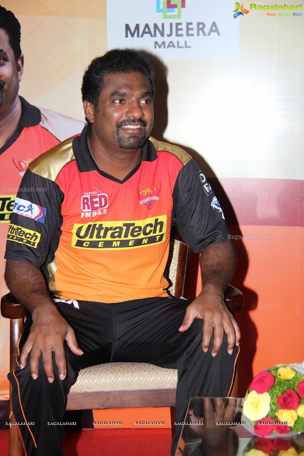 RED FM Meet and Greet Session with VVS Laxman and Muttiah Muralitharan at Manjeera Mall, Hyderabad