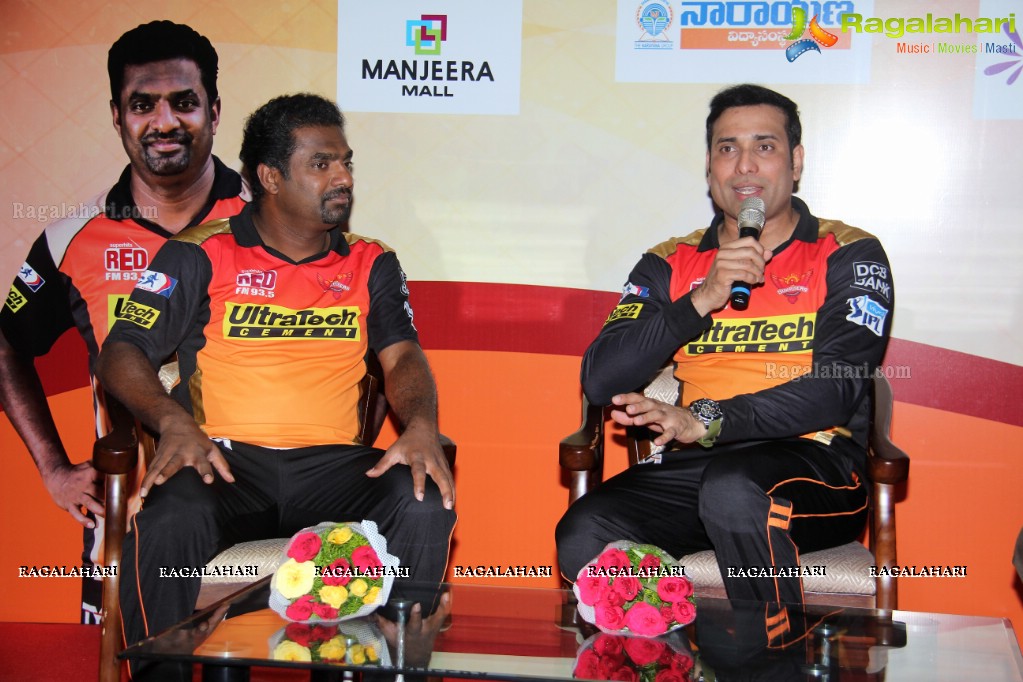 RED FM Meet and Greet Session with VVS Laxman and Muttiah Muralitharan at Manjeera Mall, Hyderabad