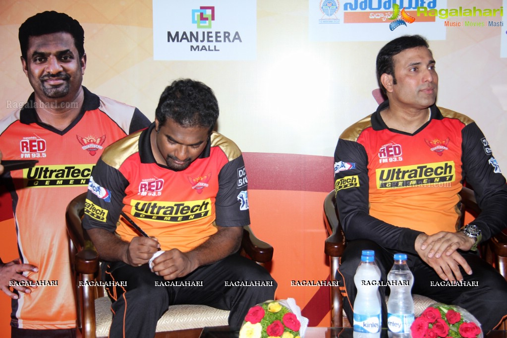 RED FM Meet and Greet Session with VVS Laxman and Muttiah Muralitharan at Manjeera Mall, Hyderabad