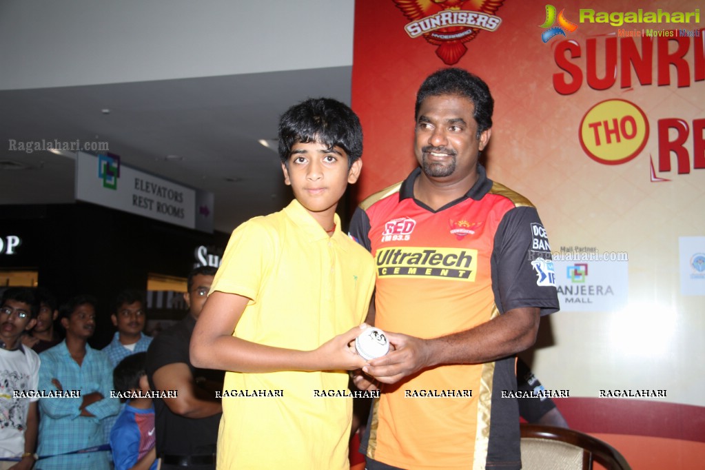 RED FM Meet and Greet Session with VVS Laxman and Muttiah Muralitharan at Manjeera Mall, Hyderabad