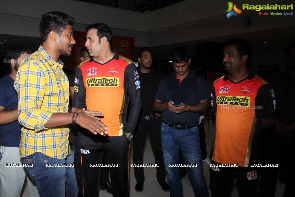 RED FM Meet and Greet Session with VVS Laxman and Muttiah Muralitharan at Manjeera Mall, Hyderabad