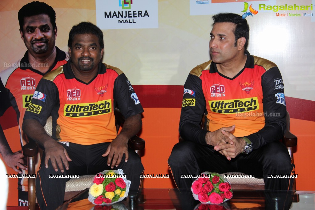 RED FM Meet and Greet Session with VVS Laxman and Muttiah Muralitharan at Manjeera Mall, Hyderabad