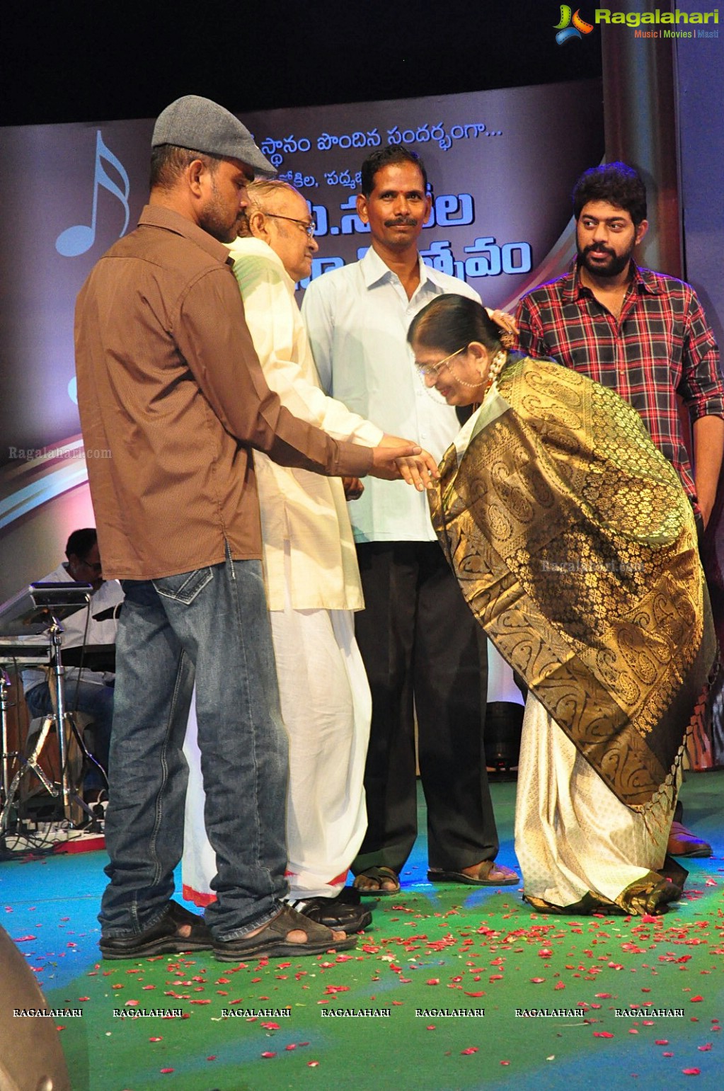 Sangama Foundation Swara Samraagni given to P.Suseela