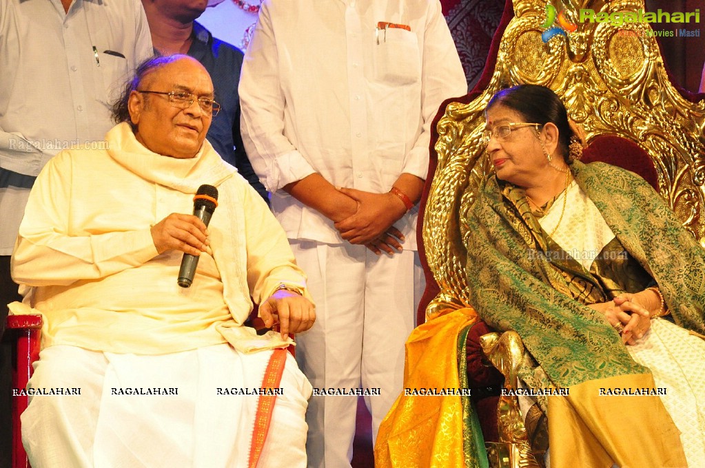 Sangama Foundation Swara Samraagni given to P.Suseela